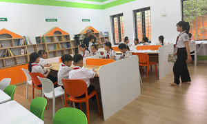 Học sinh Ams gây quỹ xây thư viện, hỗ trợ học tập cho trẻ em vùng khó