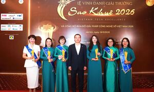 6 giải pháp ngân hàng số của BIDV đạt giải Sao Khuê 2026