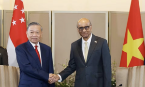 Tổng Bí thư, Chủ tịch nước Tô Lâm hội đàm với Tổng thống Singapore