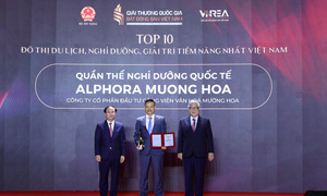 Alphora Muong Hoa lọt 10 Top tổ hợp du lịch, nghỉ dưỡng, giải trí tiềm năng