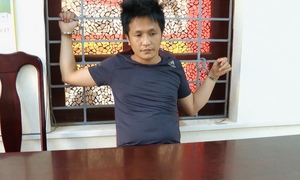 Trung tá công an bị con nghiện ma túy đâm trọng thương