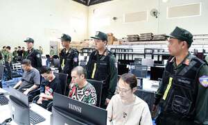 Chặn đứng âm mưu lập 'đại bản doanh' lừa đảo của ổ nhóm đến từ Campuchia