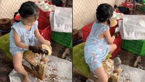 Em bé thoăn thoắt gọt dừa, dân mạng khen 'ai bảo khối nghỉ hè chỉ toàn báo thủ'