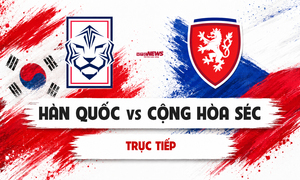 Trực tiếp bóng đá Hàn Quốc vs Cộng hòa Séc, bảng A World Cup 2026 hôm nay 12/6