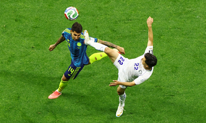 Trực tiếp bóng đá Uzbekistan 0-0 Colombia: Diaz sút dội cột