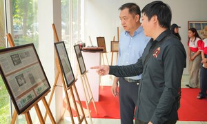 Triển lãm '50 năm Thành phố mang tên Bác trong dòng chảy Báo chí cách mạng'