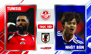 Trực tiếp bóng đá Tunisia vs Nhật Bản 11h ngày 21/6, bảng F World Cup 2026