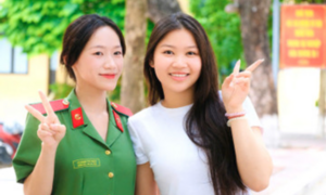 Những thí sinh đầu tiên trúng tuyển vào các trường công an