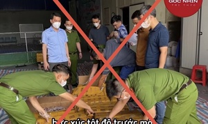 Bắt người tung tin giả 'tôm khô ở Cà Mau được làm bằng cao su non'