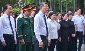 Thủ tướng dự Lễ triển khai tìm kiếm, quy tập hài cốt liệt sĩ tại Công viên Lê Thị Riêng
