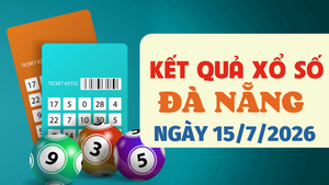 Kết quả xổ số Đà Nẵng hôm nay 15/7/2026 - XSDNA 15/7
