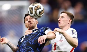 Trực tiếp bóng đá Anh 0-0 Argentina: Messi chờ cơ hội