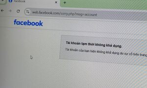 Facebook gặp sự cố trên phiên bản web, người dùng không thể truy cập