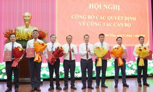 Đà Nẵng điều động, bổ nhiệm nhiều cán bộ chủ chốt
