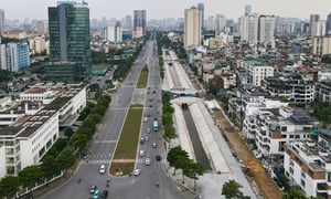 Cận cảnh tuyến đường cửa ngõ Tây Hồ Tây lột xác sau dự án chống ngập