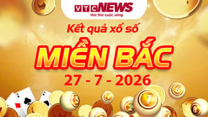 XSMB 27/7 - Kết quả XSMB hôm nay thứ 2 ngày 27/7/2026