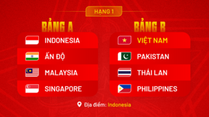 Đội tuyển Việt Nam chung bảng Thái Lan tại FIFA ASEAN Cup 2026