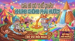Cái gì có thể chảy nhưng không phải nước?