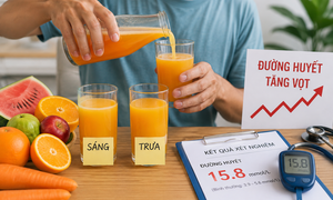 Mỗi ngày 3 ly nước ép để 'detox', nhập viện khẩn vì đường huyết tăng vọt