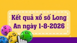 XSLA 1/8 - Kết quả xổ số Long An hôm nay 1/8/2026 