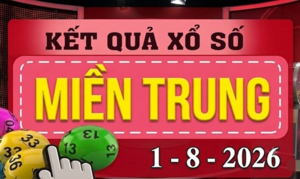XSMT 1/8 - Kết quả XSMT hôm nay thứ Bảy ngày 1/8/2026