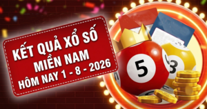 XSMN 1/8 - Kết quả XSMN hôm nay thứ Bảy 1/8/2026