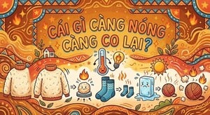 Câu đố 'ngược đời': Càng nóng càng co, 90% trả lời sai