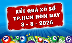 XSHCM 3/8 - Kết quả xổ số TP.HCM hôm nay ngày 3/8/2026