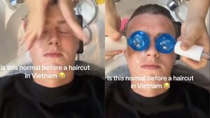 Clip anh Tây 'phê' và ngơ ngác khi gội đầu massage ở Việt Nam hút 24 triệu view