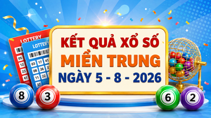 XSMT 5/8 - Kết quả XSMT hôm nay thứ Tư ngày 5/8/2026