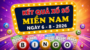 XSMN 6/8 - Kết quả XSMN hôm nay thứ Năm ngày 6/8/2026