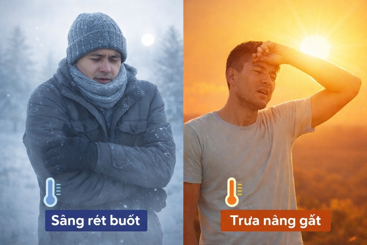 Miền Bắc "sáng đông trưa hè": Cảnh báo đột quỵ từ những cú sốc nhiệt