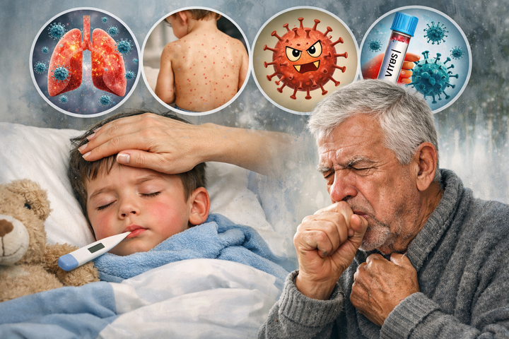 4 bệnh dễ bùng phát trong thời tiết nồm ẩm kéo dài