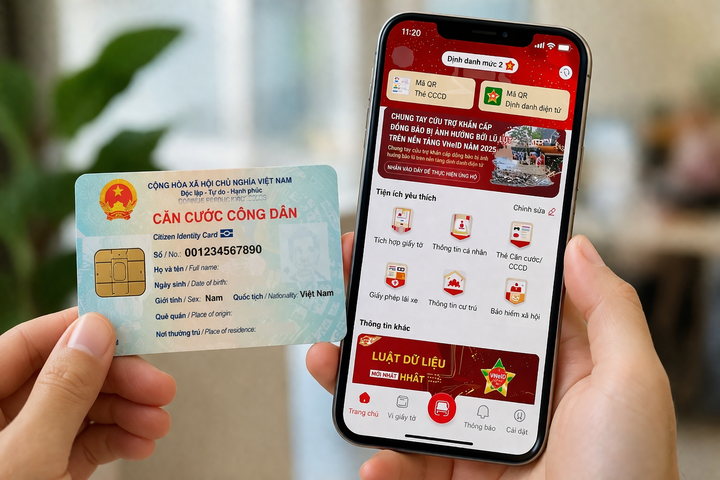 CCCD gắn chip và VNeID - ‘cặp chìa khóa’ mở không gian số trong đời sống