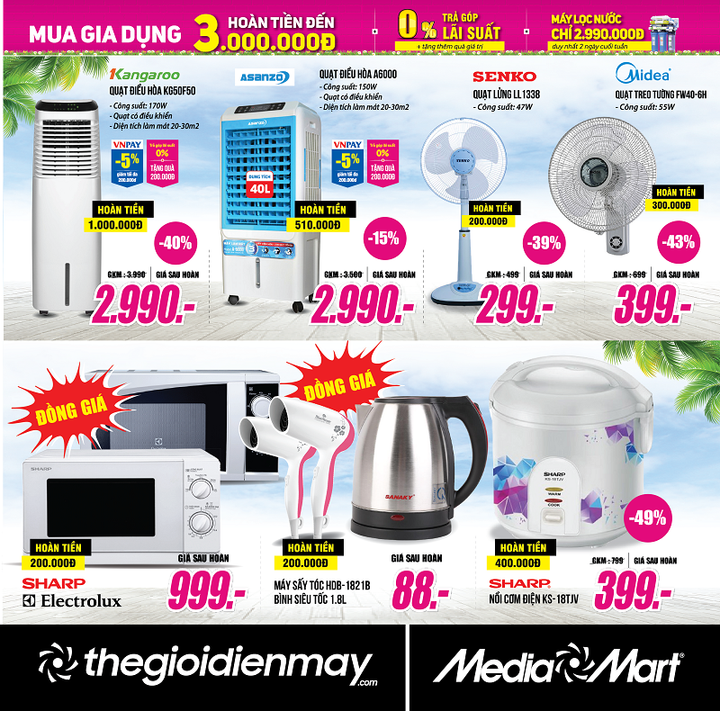 Giá sốc cơn lốc quà tặng chào mừng MediaMart vượt mốc 140 siêu thị điện máy - 6