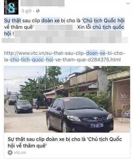 Đăng clip sai sự thật, hàng loạt facebooker gỡ bài và xin lỗi Chủ tịch Quốc hội - 4