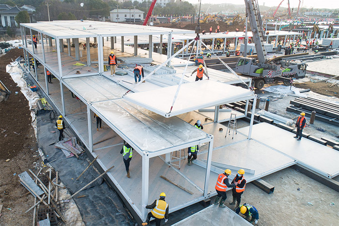 Hai bệnh viện ở Vũ Hán được xây gấp rút trong đại dịch coronavirus thế nào? - 8