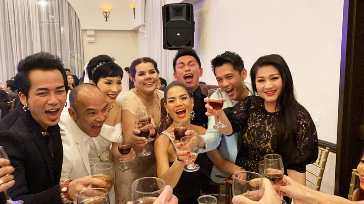 Việt Hương, Hồng Đào và nhiều sao Việt dự lễ cưới Xuân Lan ở Mỹ - 4