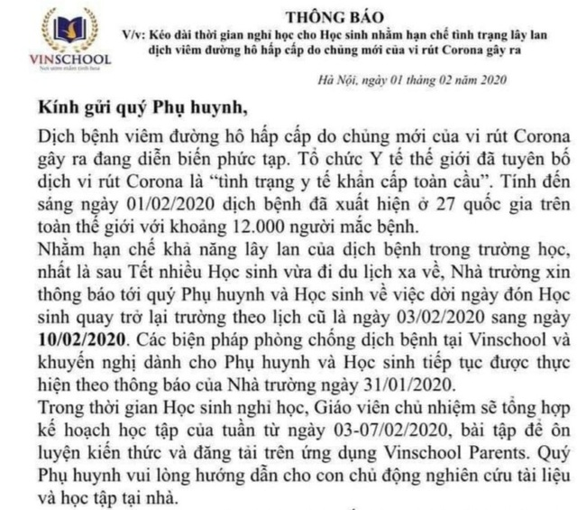 Trường tư ở Hà Nội nghỉ học, phụ huynh phấp phỏng đợi tin từ trường công - 1