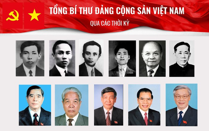 Infographic: Tổng Bí thư Đảng Cộng sản Việt Nam qua các thời kỳ - 1