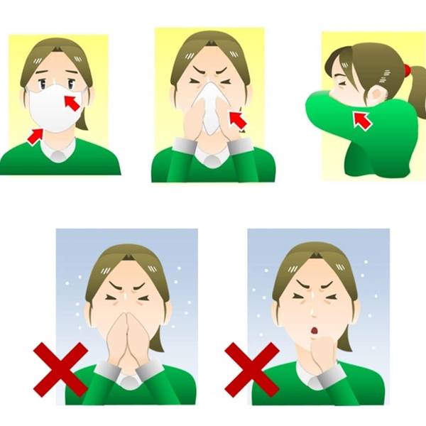 Ho, hắt hơi thế nào là đúng cách để phòng lây nhiễm virus corona? - 1