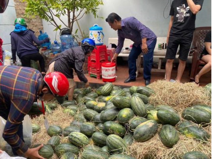 Mua dưa hấu giúp nông dân Gia Lai rồi phát miễn phí - 3