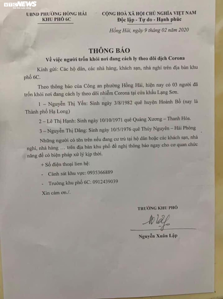 Truy tìm người phụ nữ bỏ trốn khỏi khu cách ly ở Lạng Sơn - 2