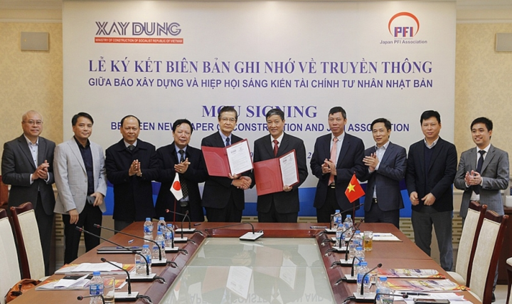 Báo Xây dựng hợp tác truyền thông với Hiệp hội sáng kiến tài chính tư nhân Nhật Bản - 1
