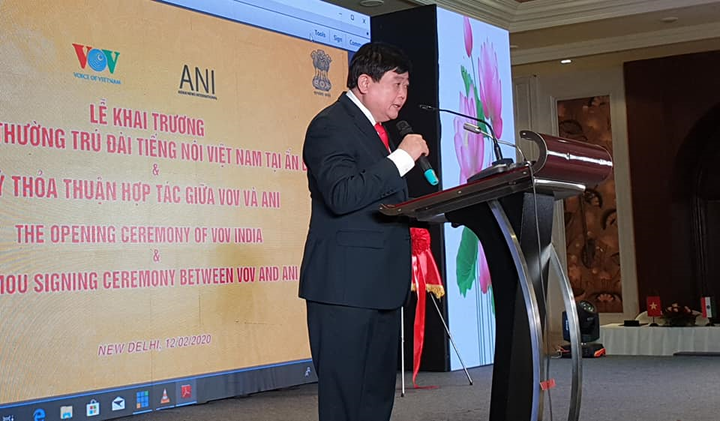 Long trọng Lễ khai trương Cơ quan thường trú Đài Tiếng nói Việt Nam tại Ấn Độ - 3