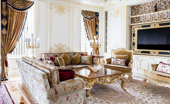 Choáng ngợp căn hộ dát vàng của triệu phú Nga - 4