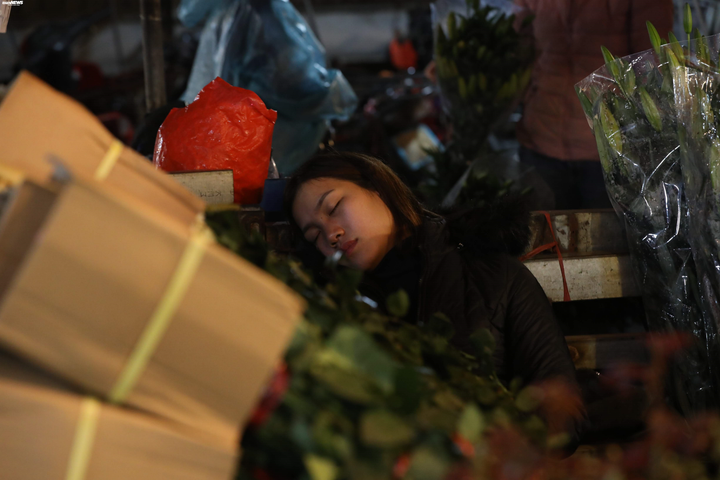 Ảnh: Chợ hoa ngày Valentine hiu hắt, giá rớt thảm hại - 4