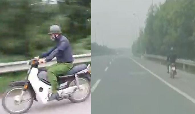 Người mặc trang phục giống cảnh sát phóng xe máy trên cao tốc sẽ bị xử phạt thế nào? - 1