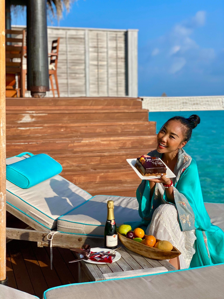 Vợ chồng Đoan Trang đón sinh nhật đôi tại ‘thiên đường hạ giới’ Maldives - 7