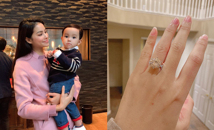 Valentine 2020: Vợ chồng Đông Nhi - Ông Cao Thắng bên nhau tình tứ, Phạm Hương khoe nhẫn kim cương đắt đỏ - 2